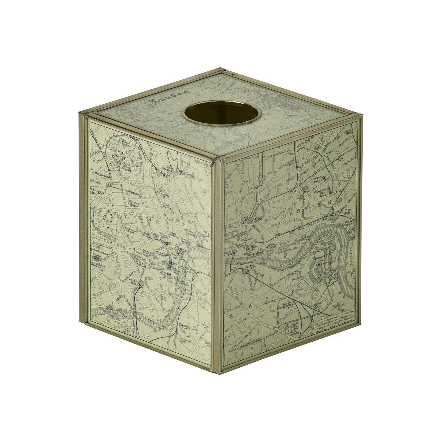 London map tissue box