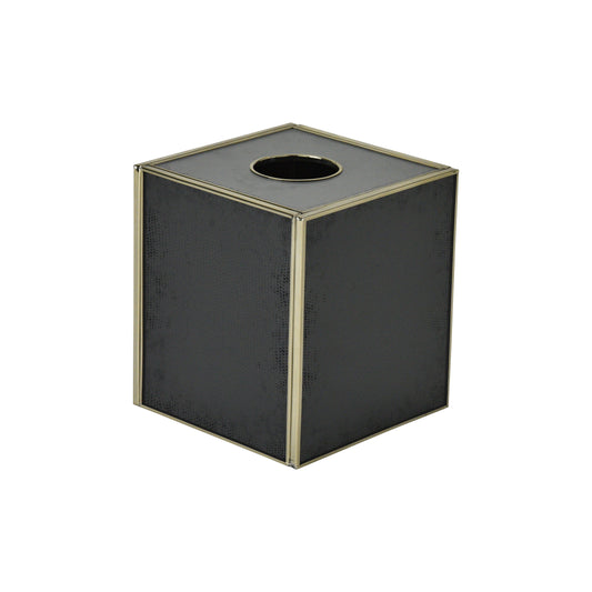 Black Lizard Skin Tissue Box